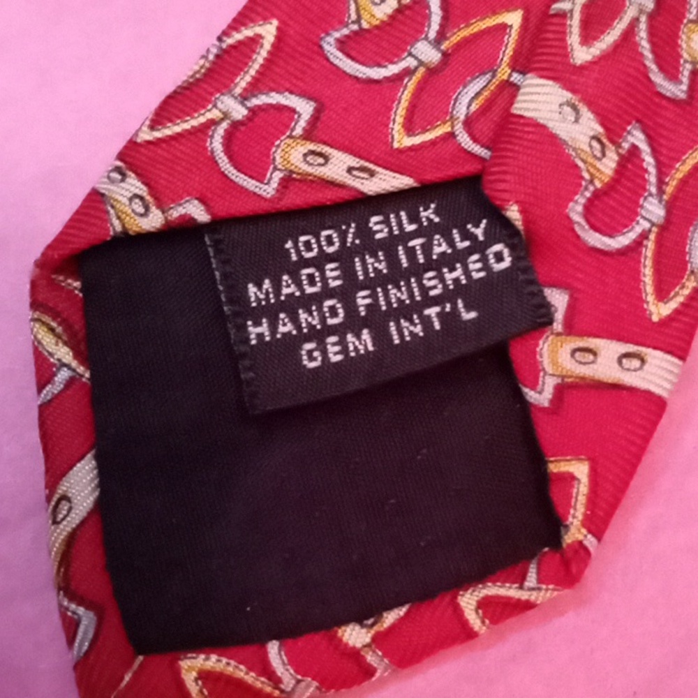 Tie By Paolo Gucci (Gucci bag Included) - Picture 4 of 9